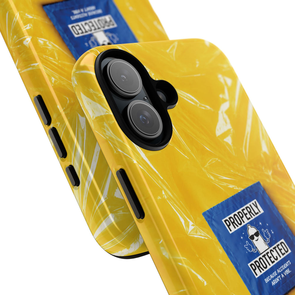 "Properly Protected" Graphic Phone Case