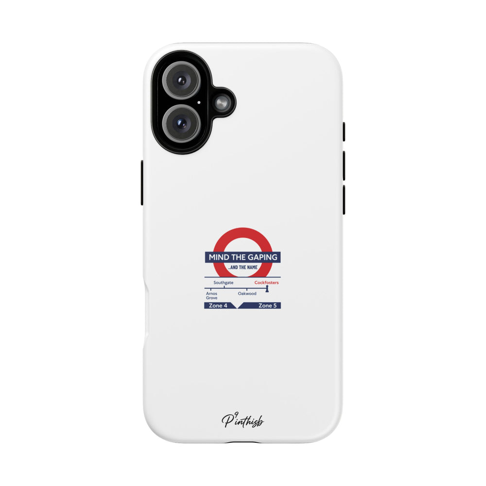 "Mind the Gaping" London Tube Parody Phone Case