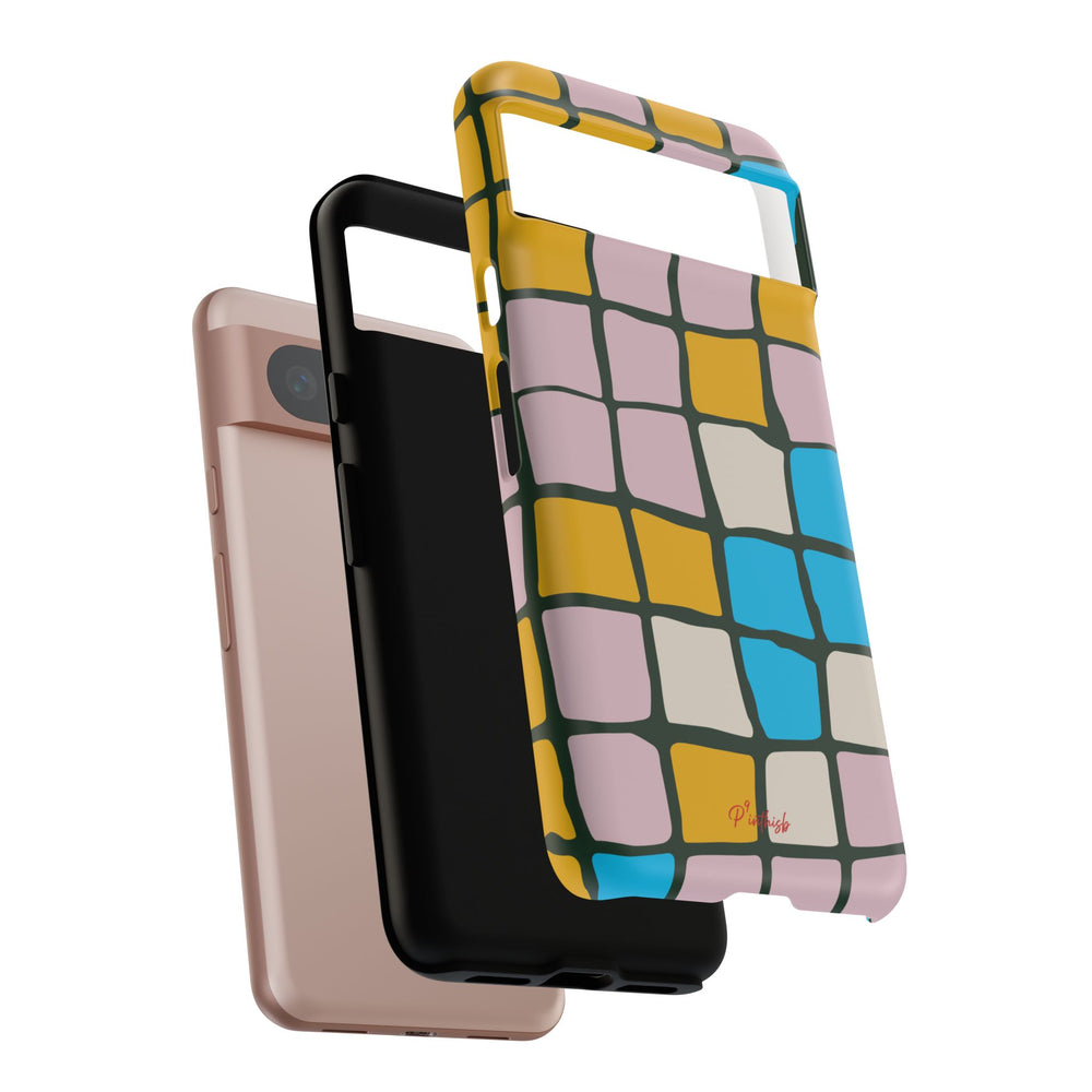 Color Grid Tough Phone Case