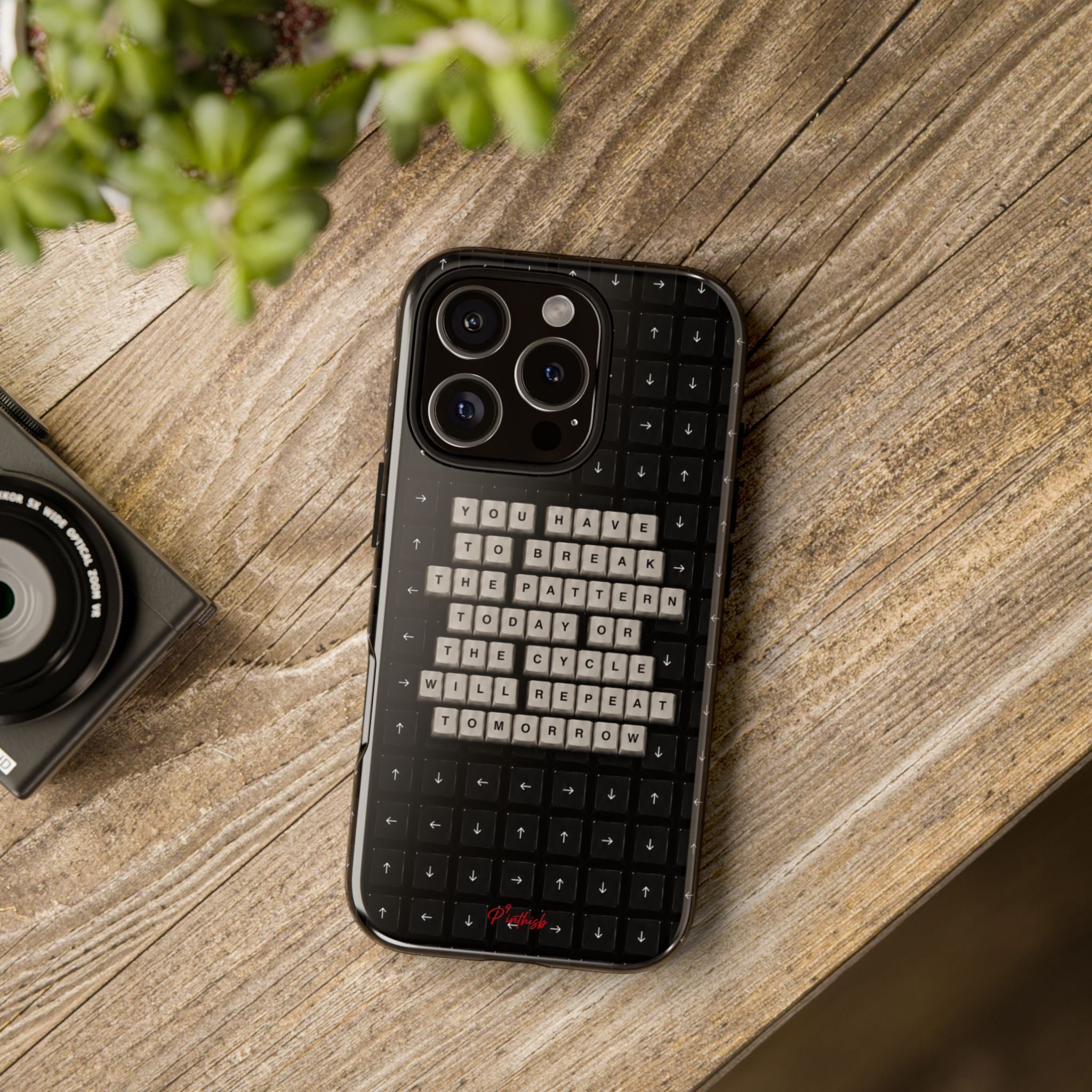 "Break the pattern" Keyboard Tough Case