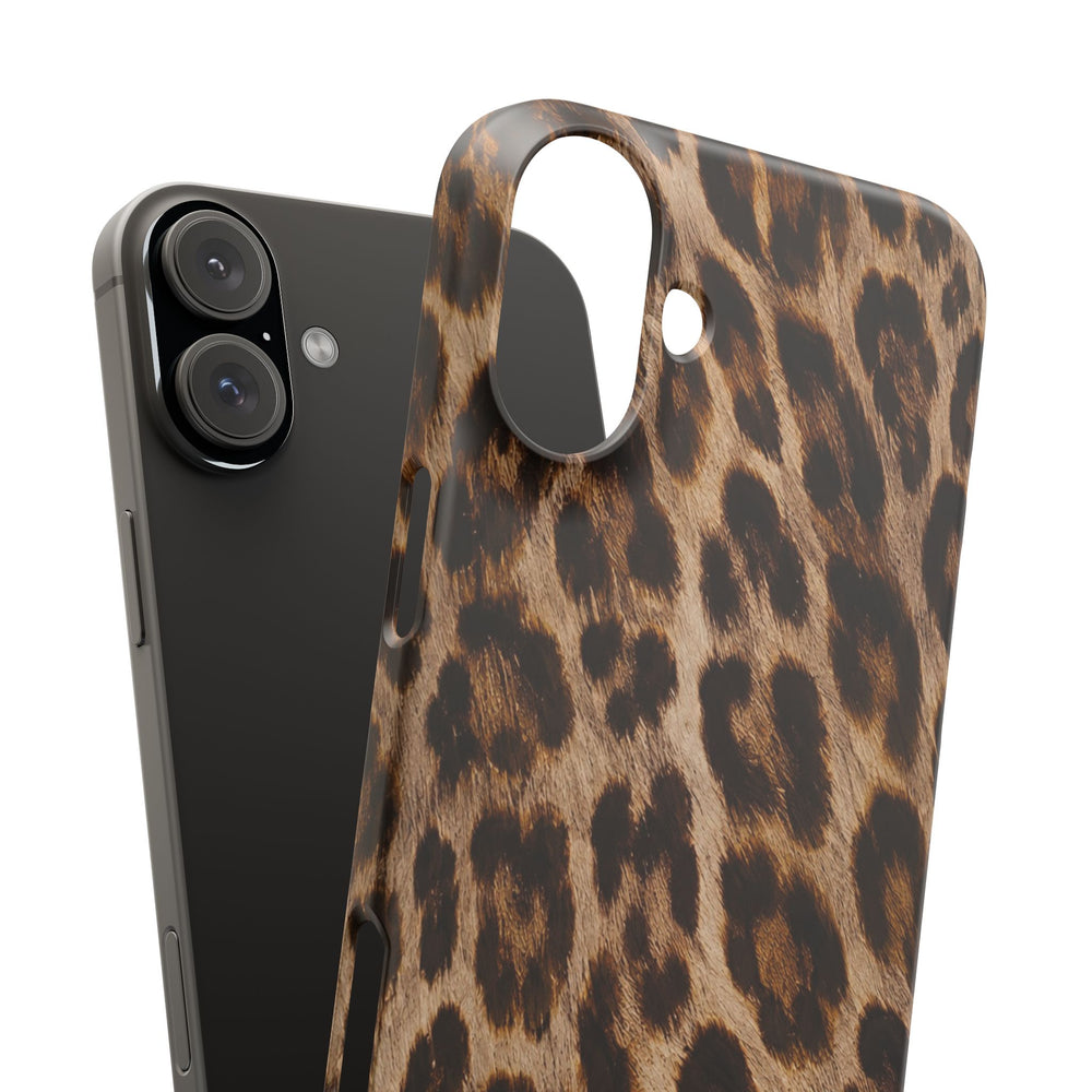 Leopard Print Snap Phone Case