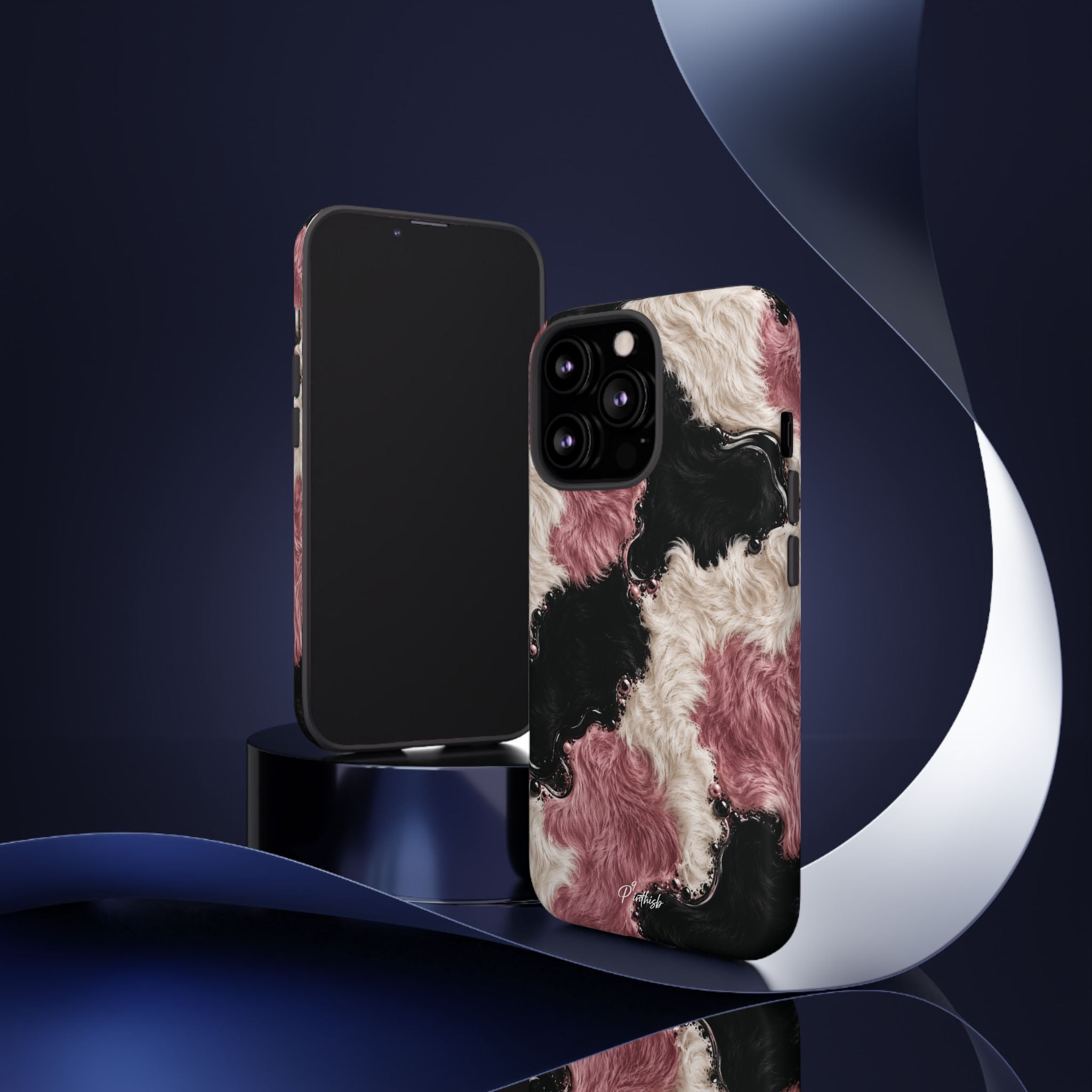 Cow Print Swirl Tough Case