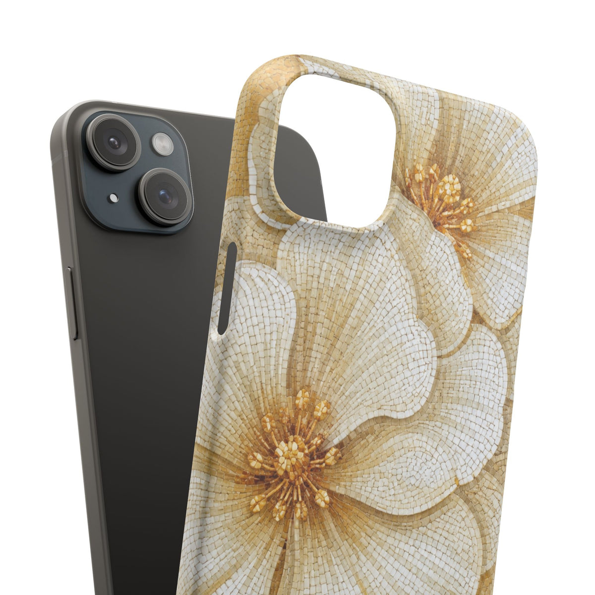 Floral Gold Bloom Snap Case
