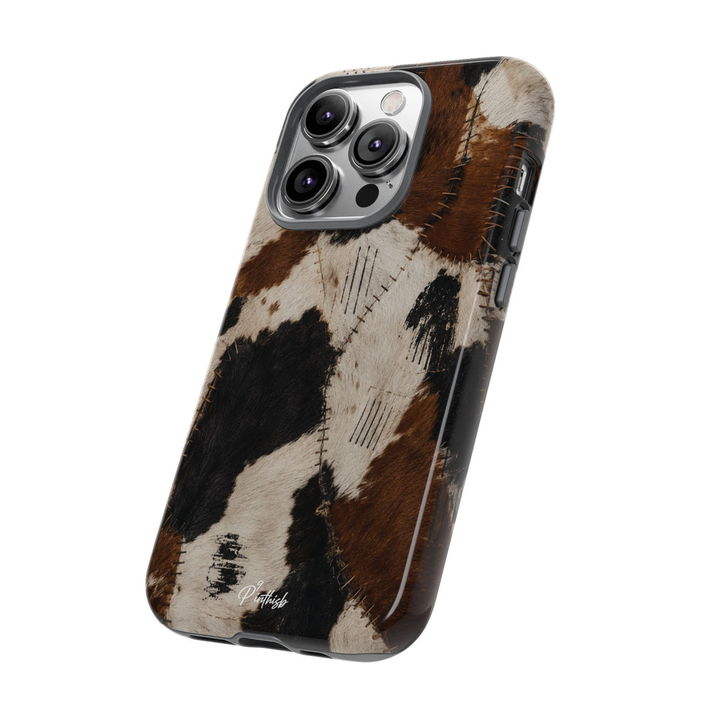 Brown & Black Animal Print Tough Case