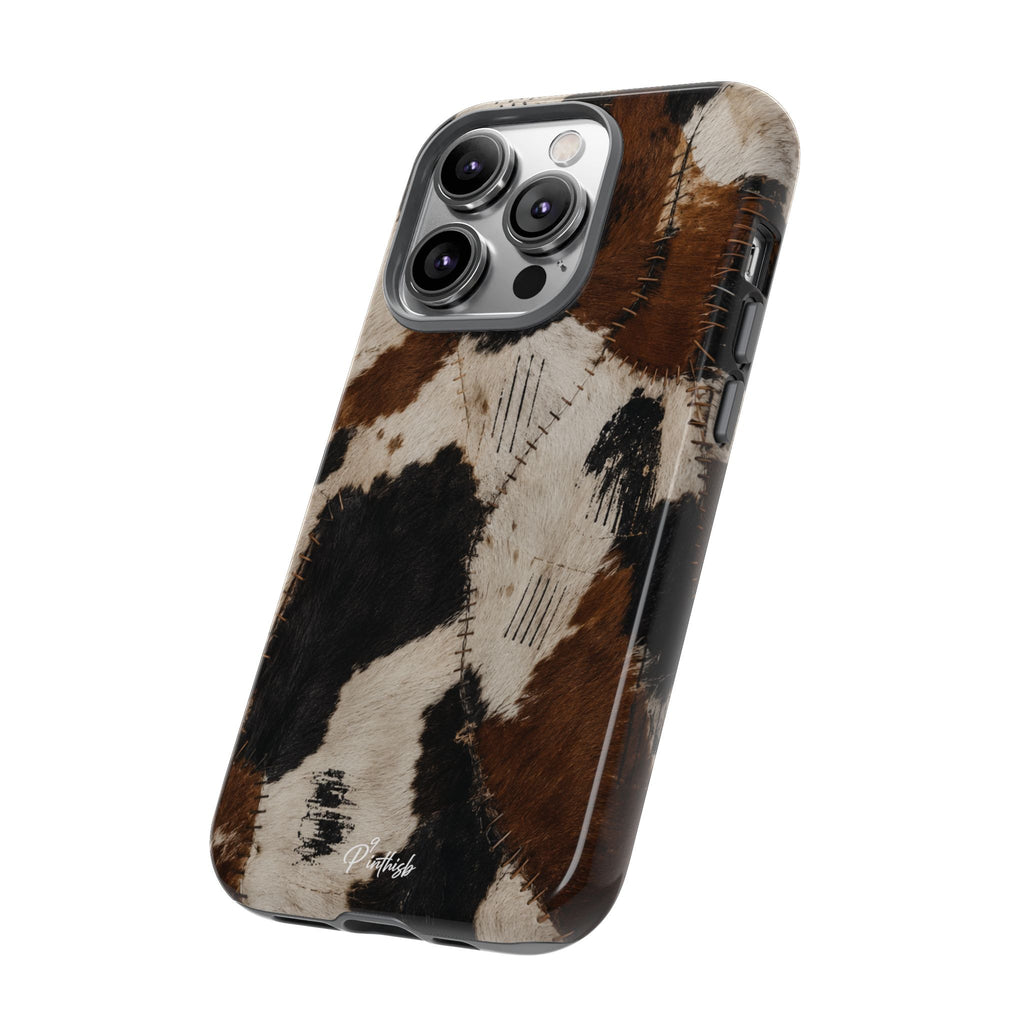 Brown & Black Animal Print Tough Case
