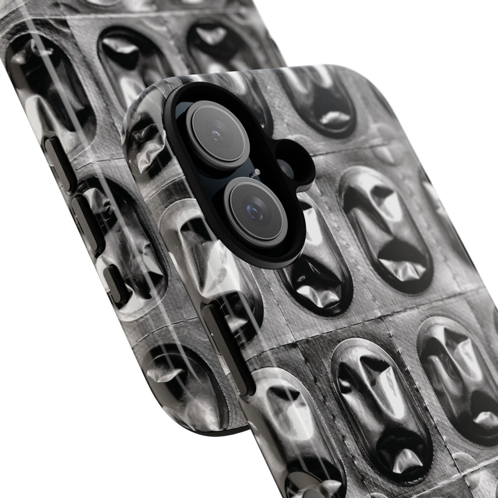 Metallic Mask Grid Tough Case