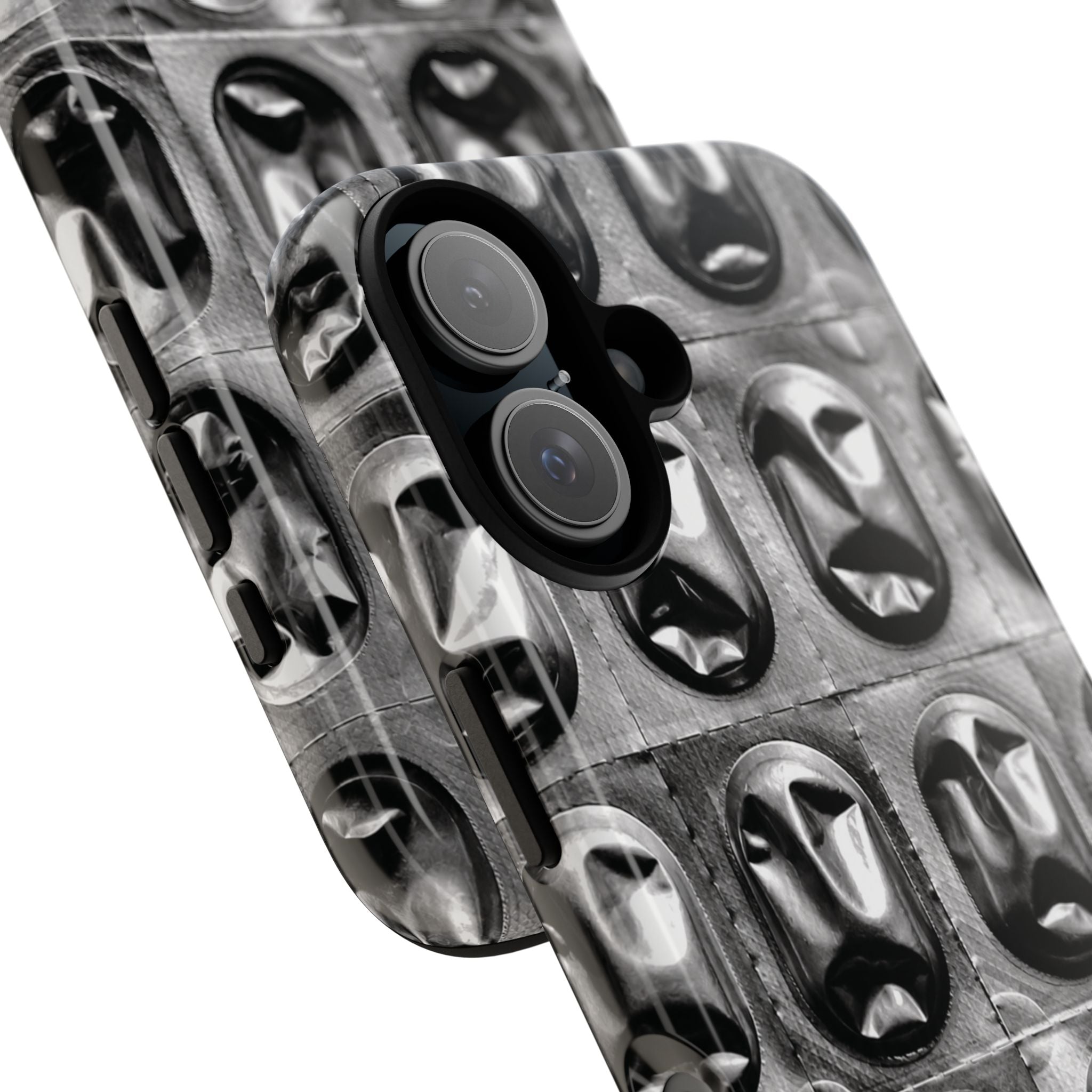 Metallic Mask Grid Tough Case