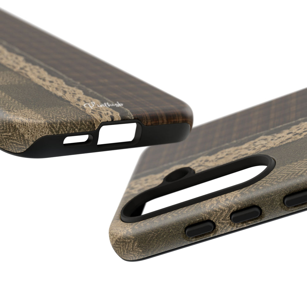 Plaid Lace Tough Phone Case