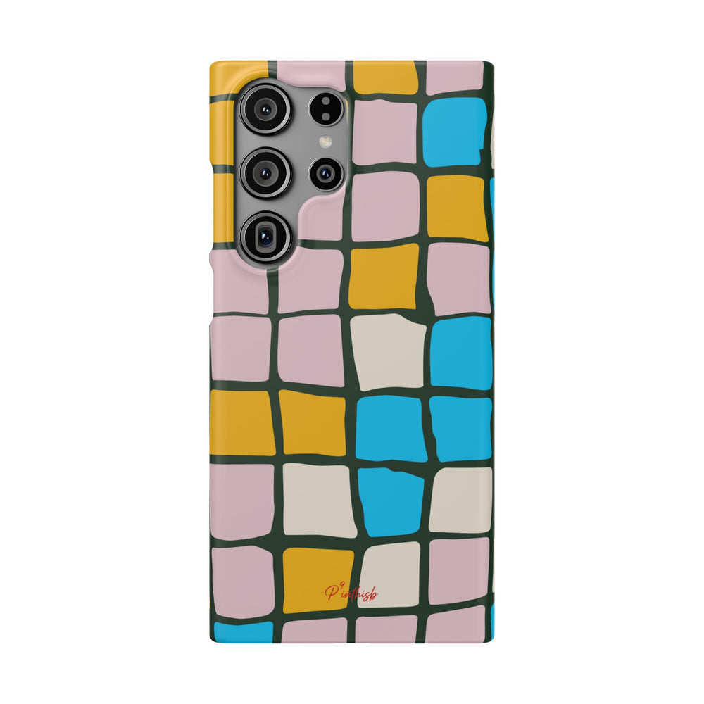 Color Grid Snap Phone Case