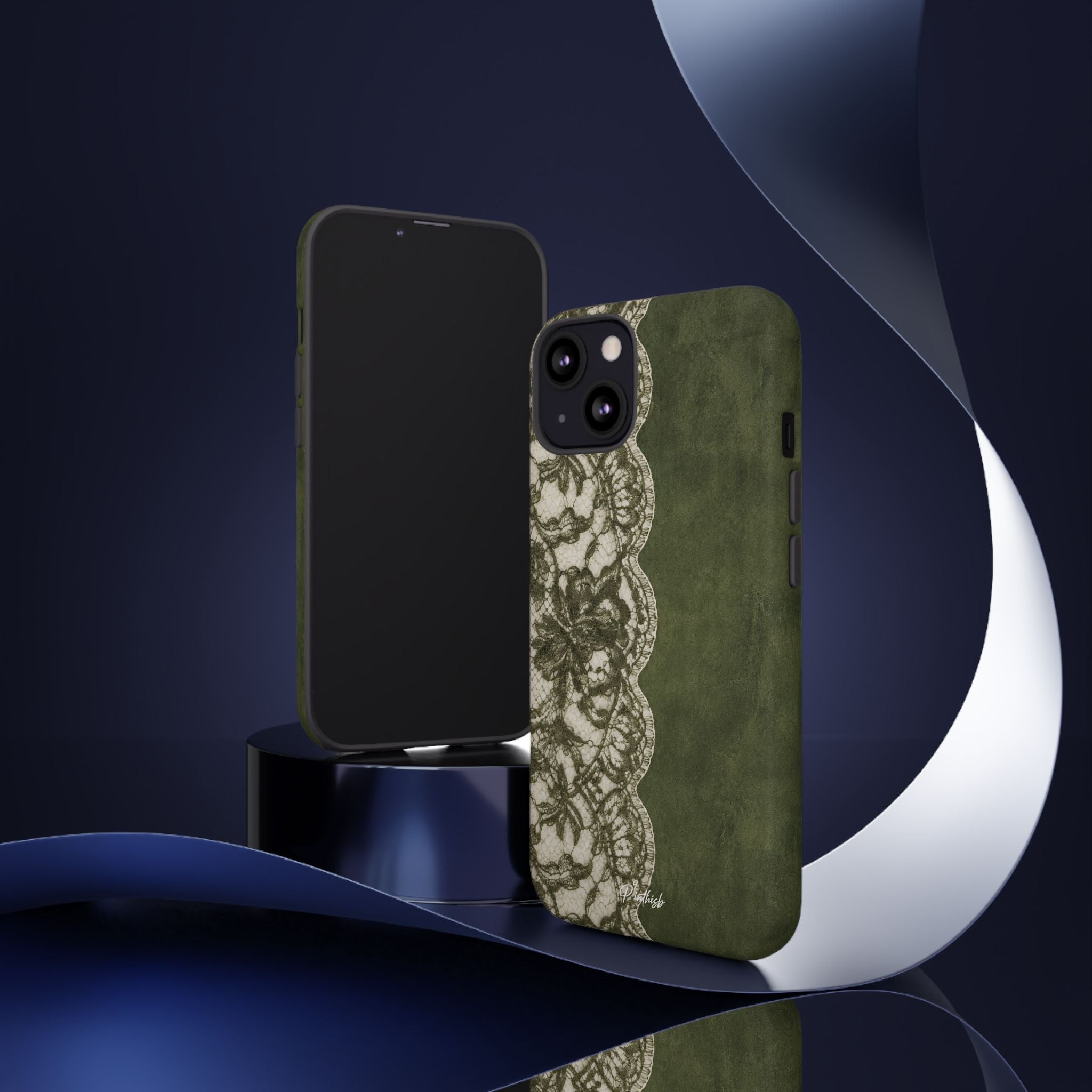 Olive Lace Tough Case