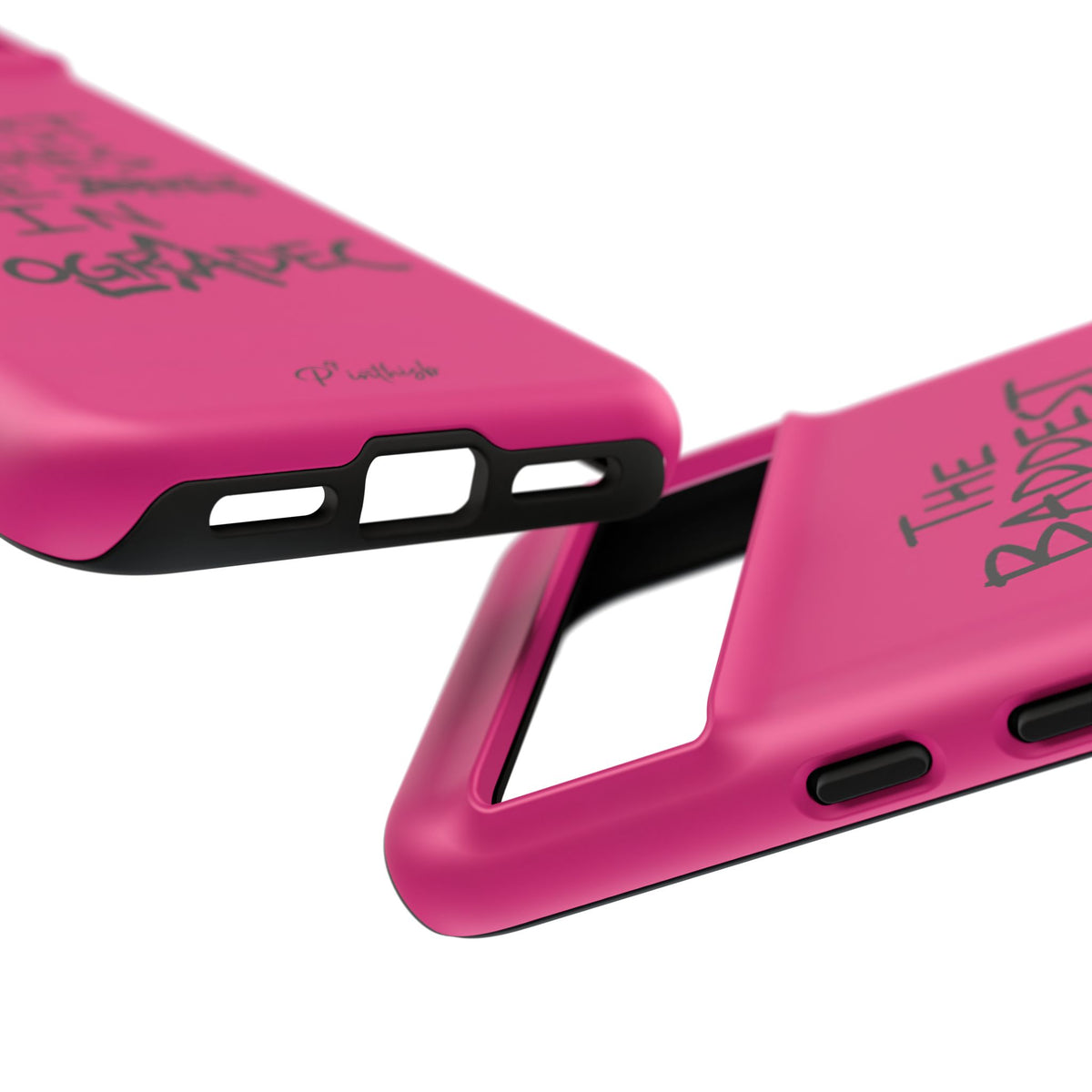 "The Baddest B*tches Are In Pogradec" Hot Pink Case