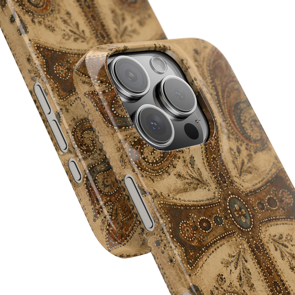 Cross Paisley Snap Case