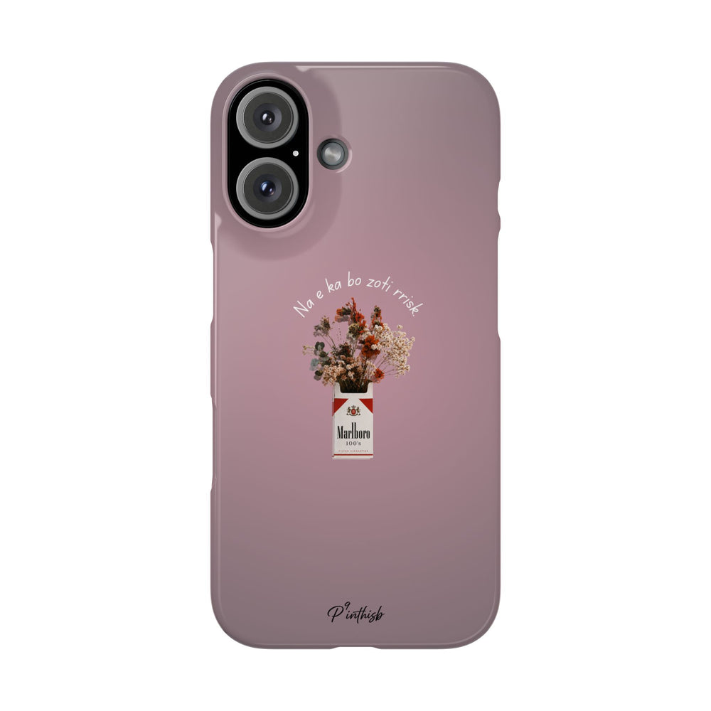 "Na e ka bo zoti rrisk." Snap Phone Case