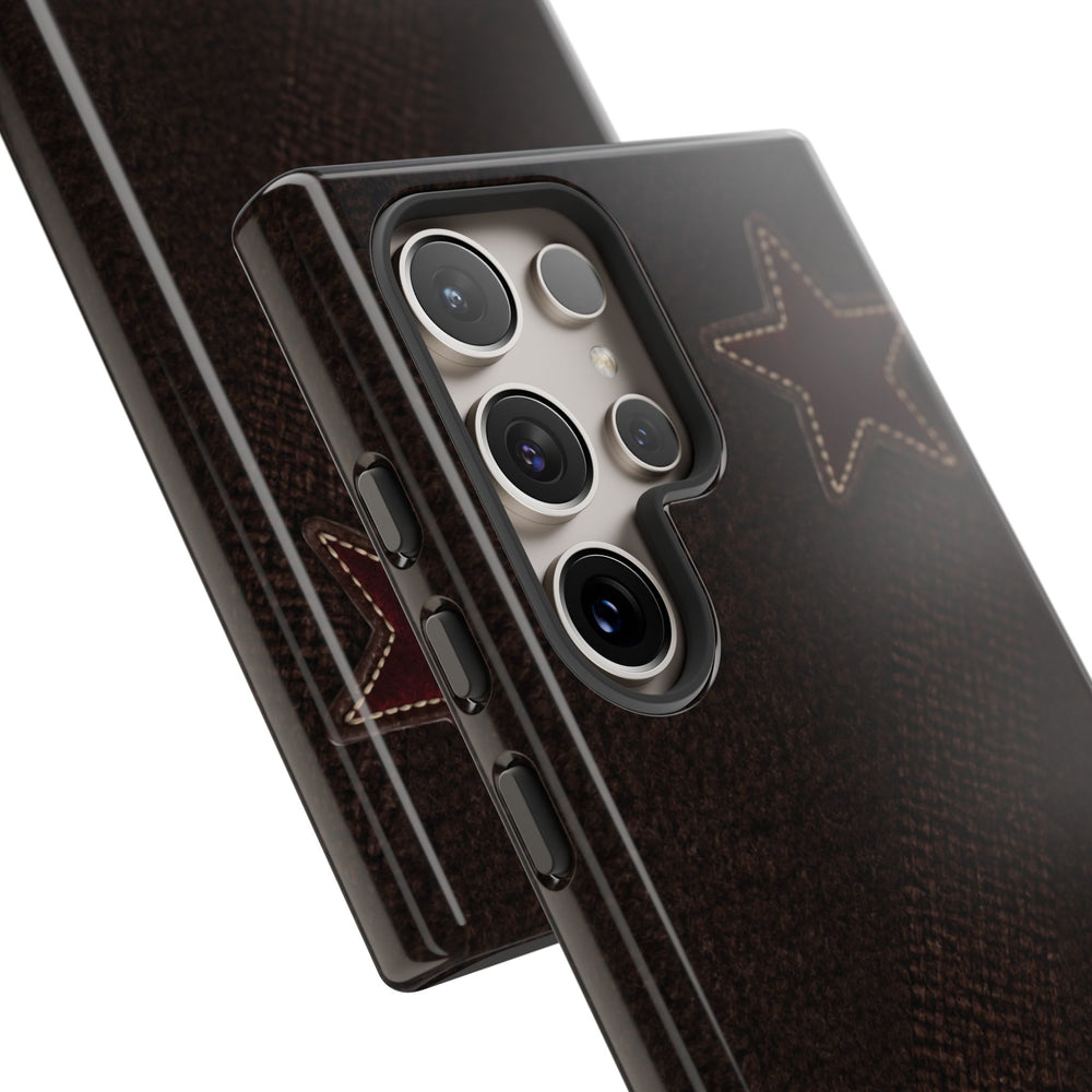 Rustic Stitched Star Phone Case