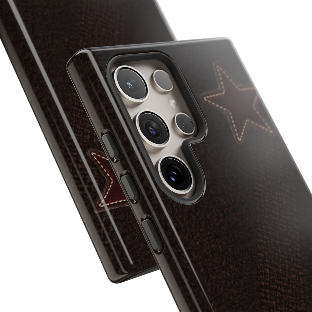 Rustic Stitched Star Phone Case