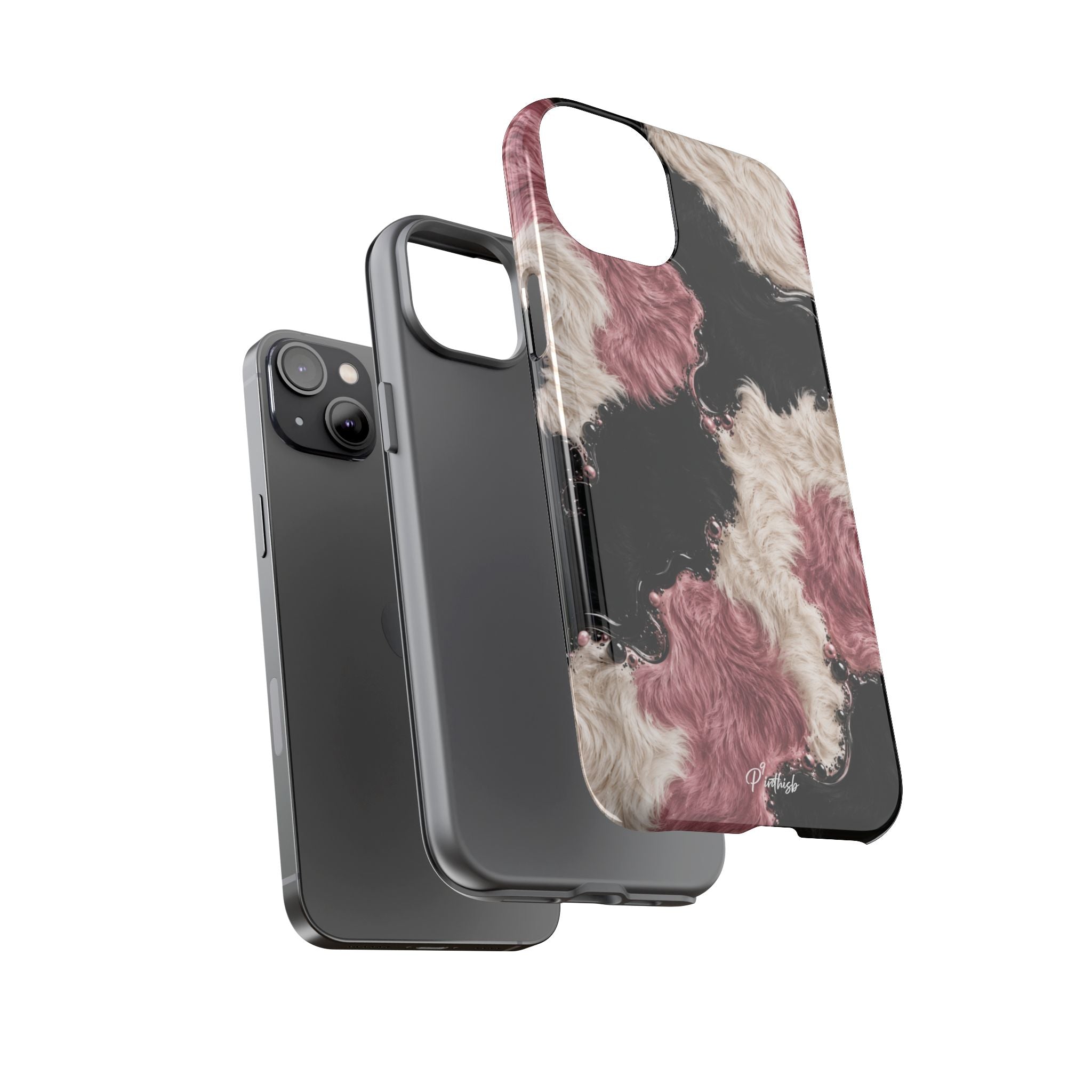 Cow Print Swirl Tough Case