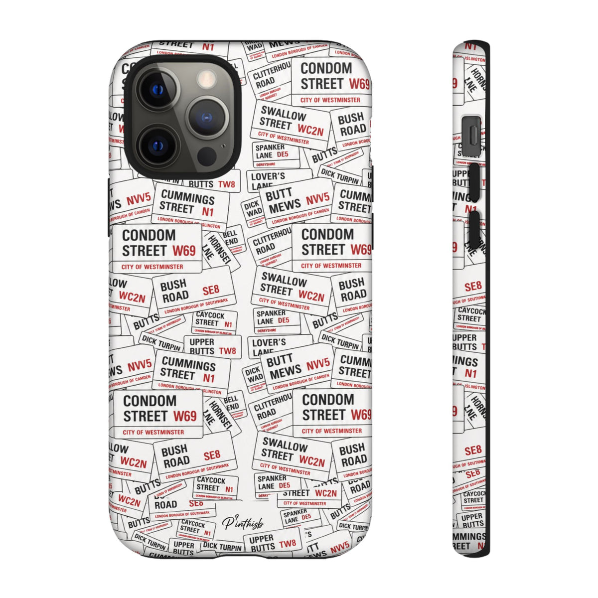 Cheeky London Street Signs Phone Case