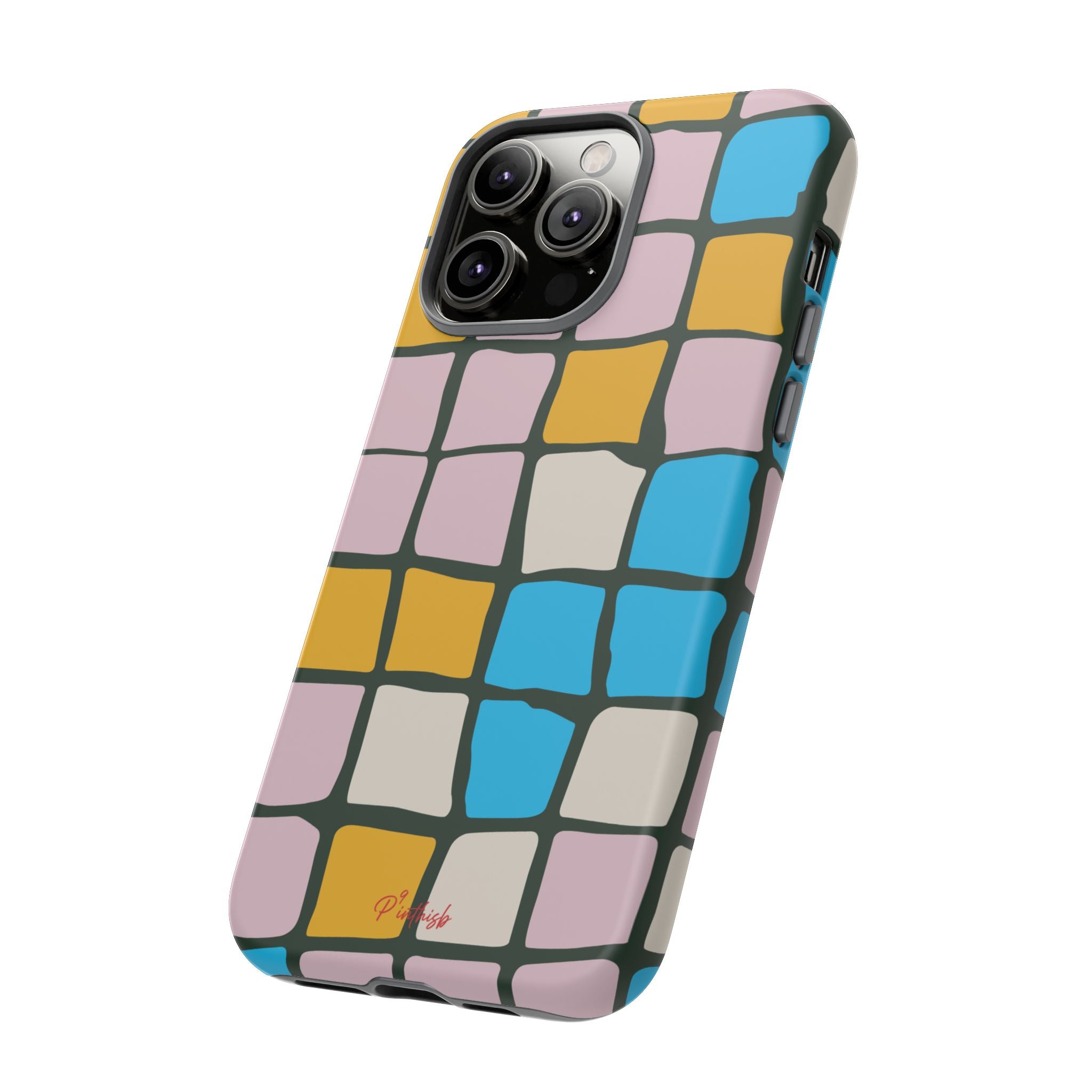 Color Grid Tough Phone Case