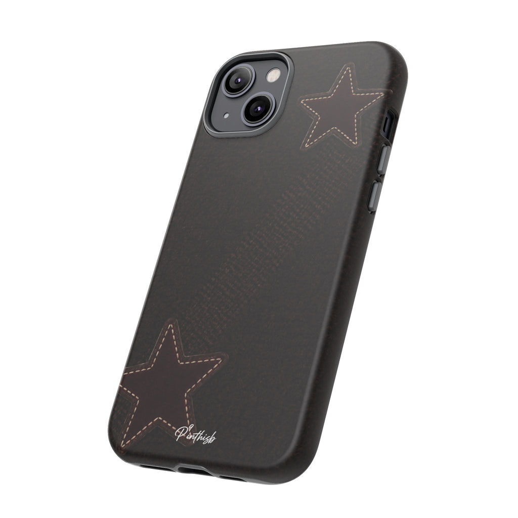Rustic Stitched Star Phone Case