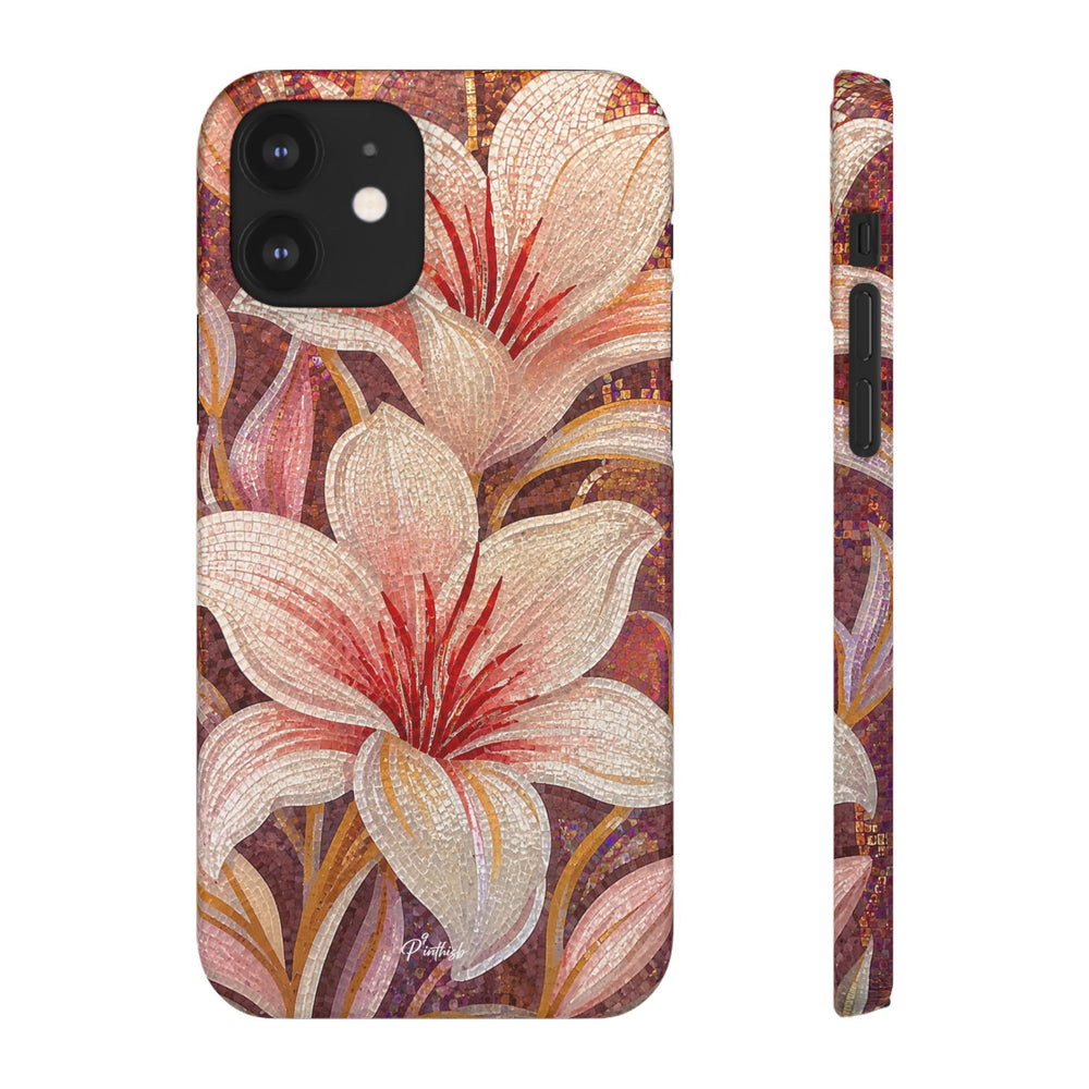 Floral Lily Snap Case