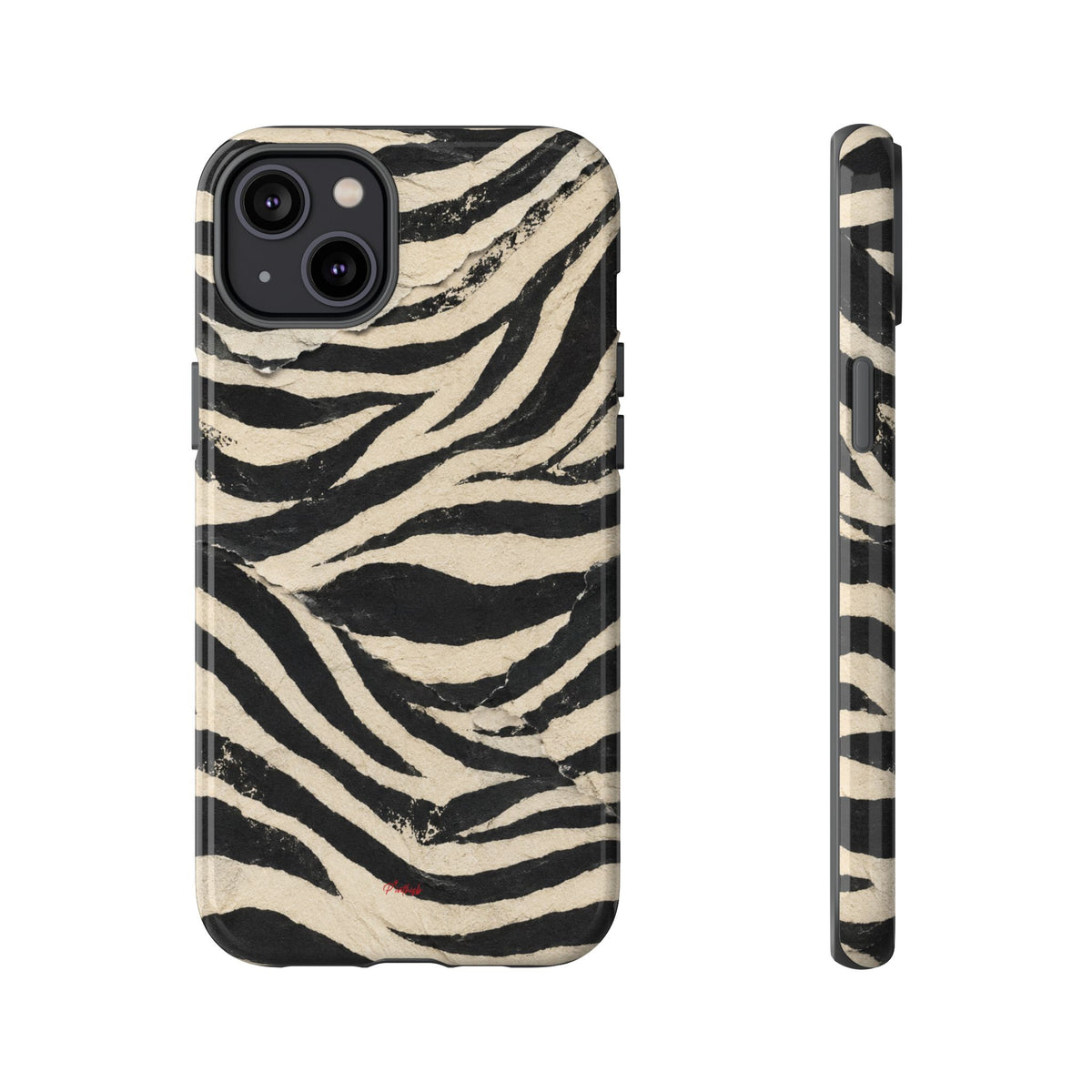 Wavy Peach & Mauve Tough Case