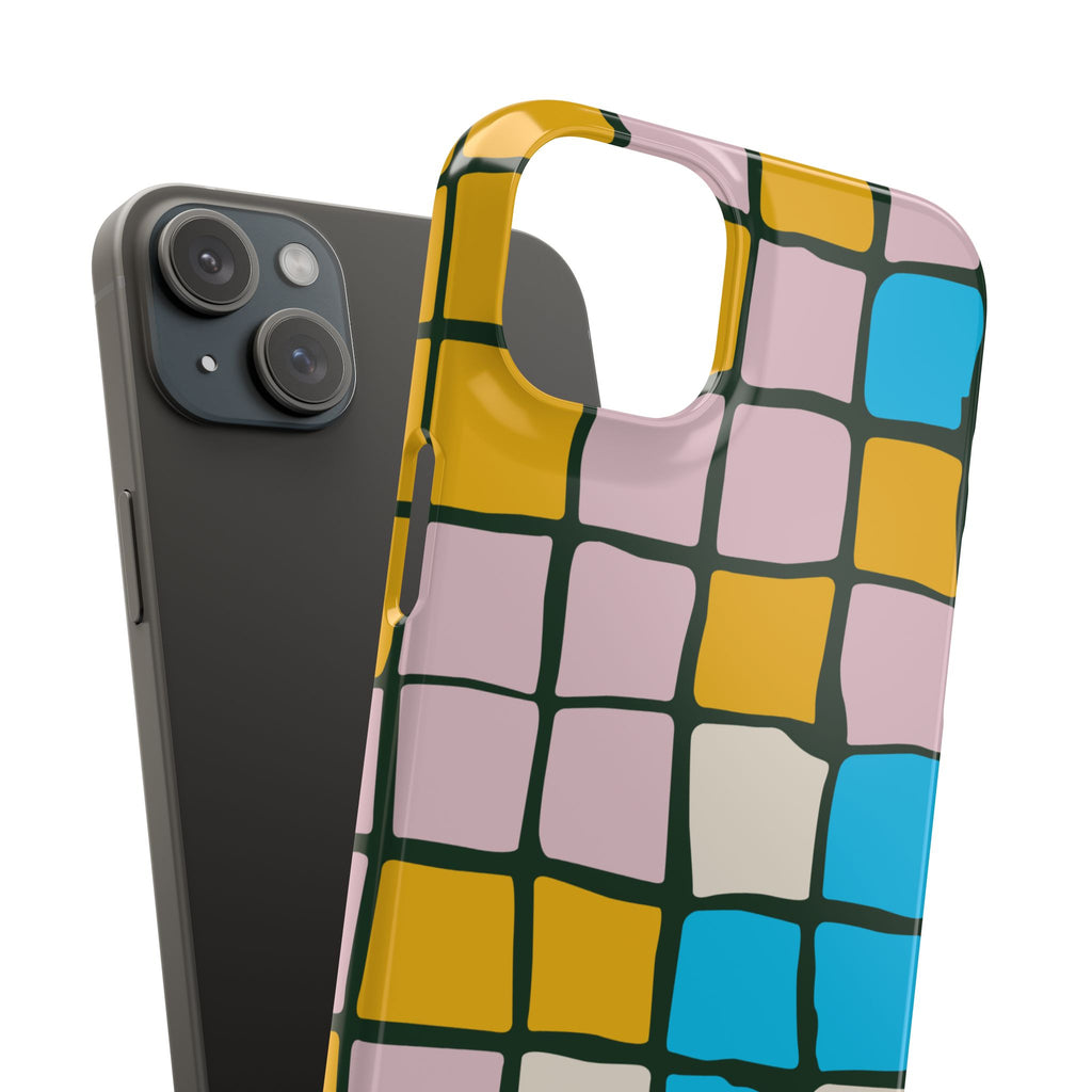Color Grid Snap Phone Case