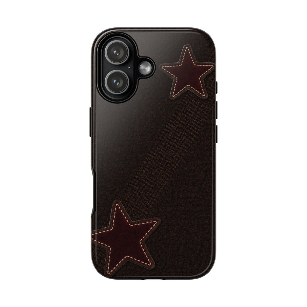 Rustic Stitched Star Phone Case