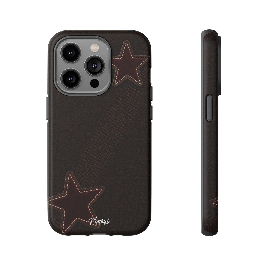 Rustic Stitched Star Phone Case