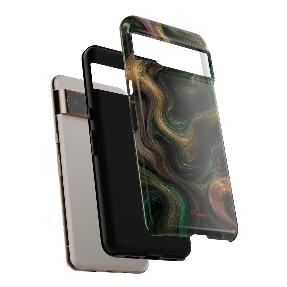 Marbled Forest Tough Phone Case