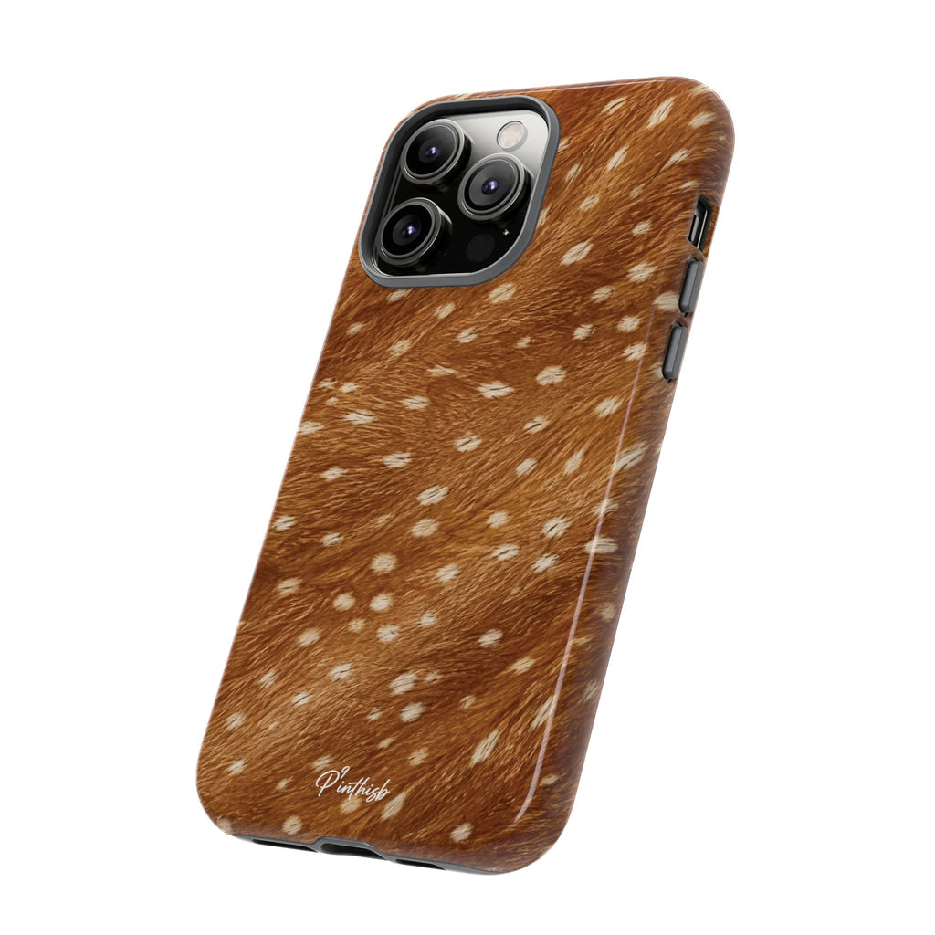 Caramel Deer Pattern Tough Case