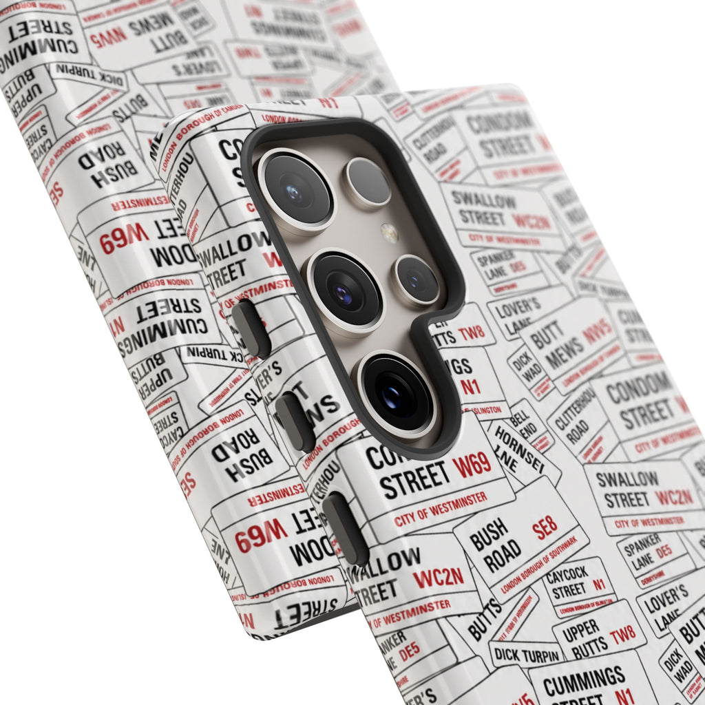 Cheeky London Street Signs Phone Case