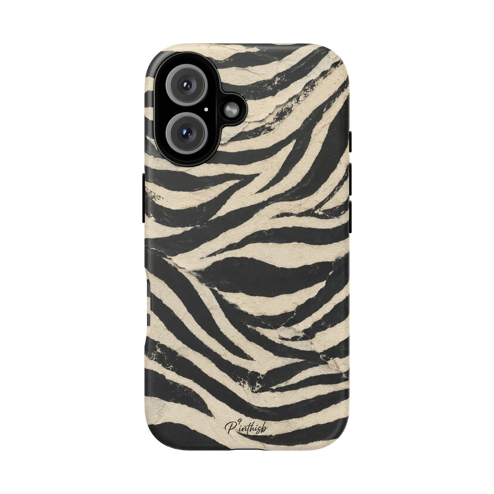 Zebra Stripe Tough Phone Case