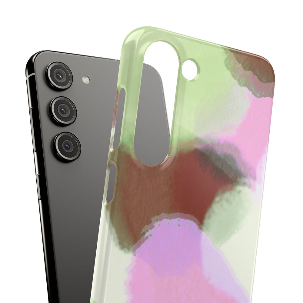Abstract Pastel Camouflage Snap Phone Case
