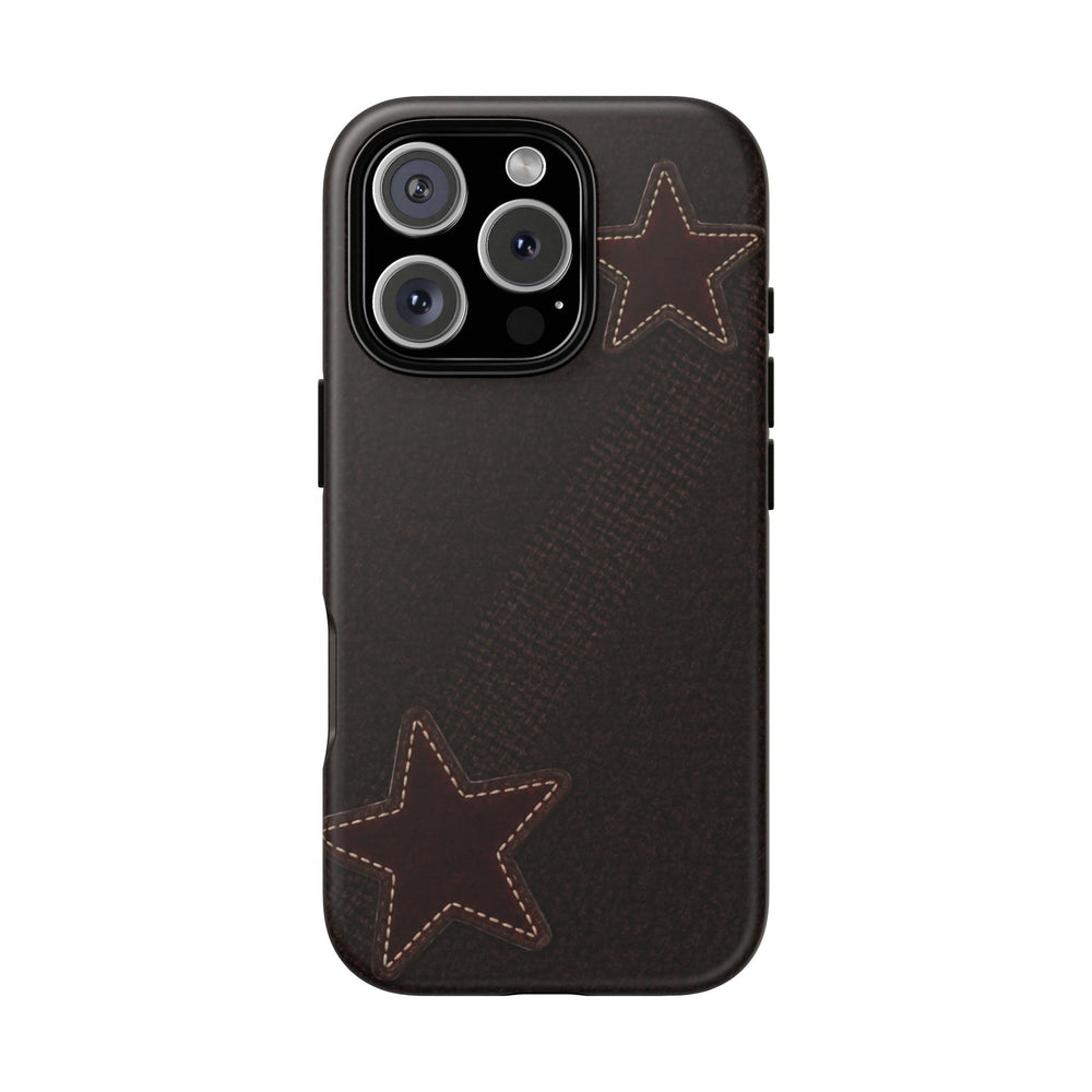 Rustic Stitched Star Phone Case