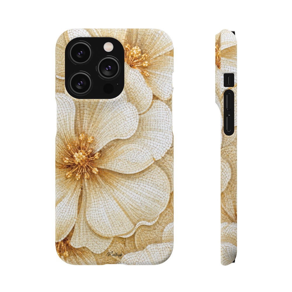 Floral Gold Bloom Snap Case