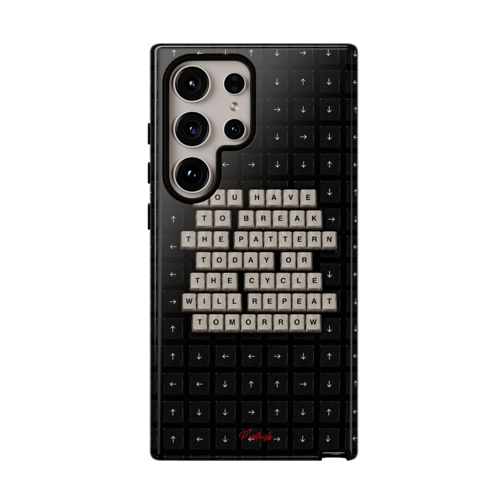 "Break the pattern" Keyboard Tough Case