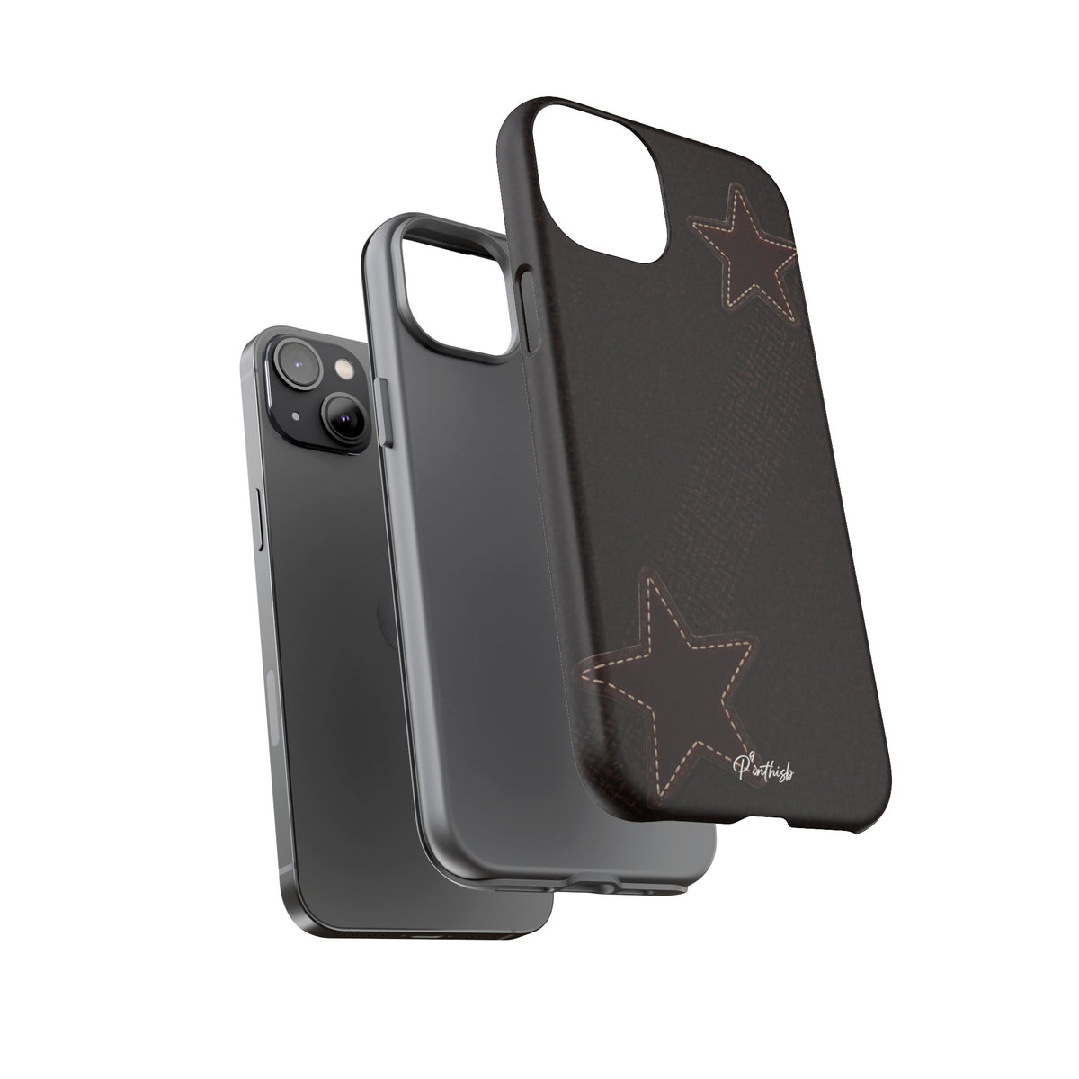 Rustic Stitched Star Phone Case
