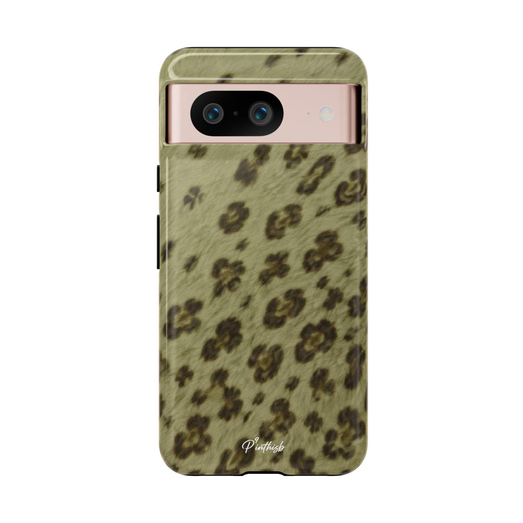 Olive Leopard Print Tough Case