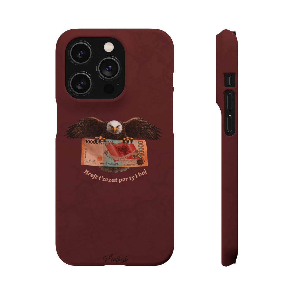"Krejt t'zezat per ty i boj" Snap Case
