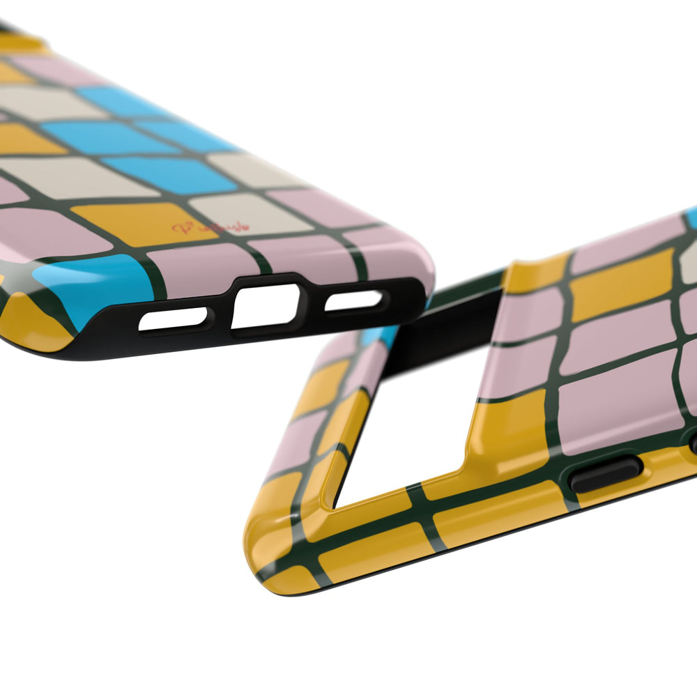 Color Grid Tough Phone Case