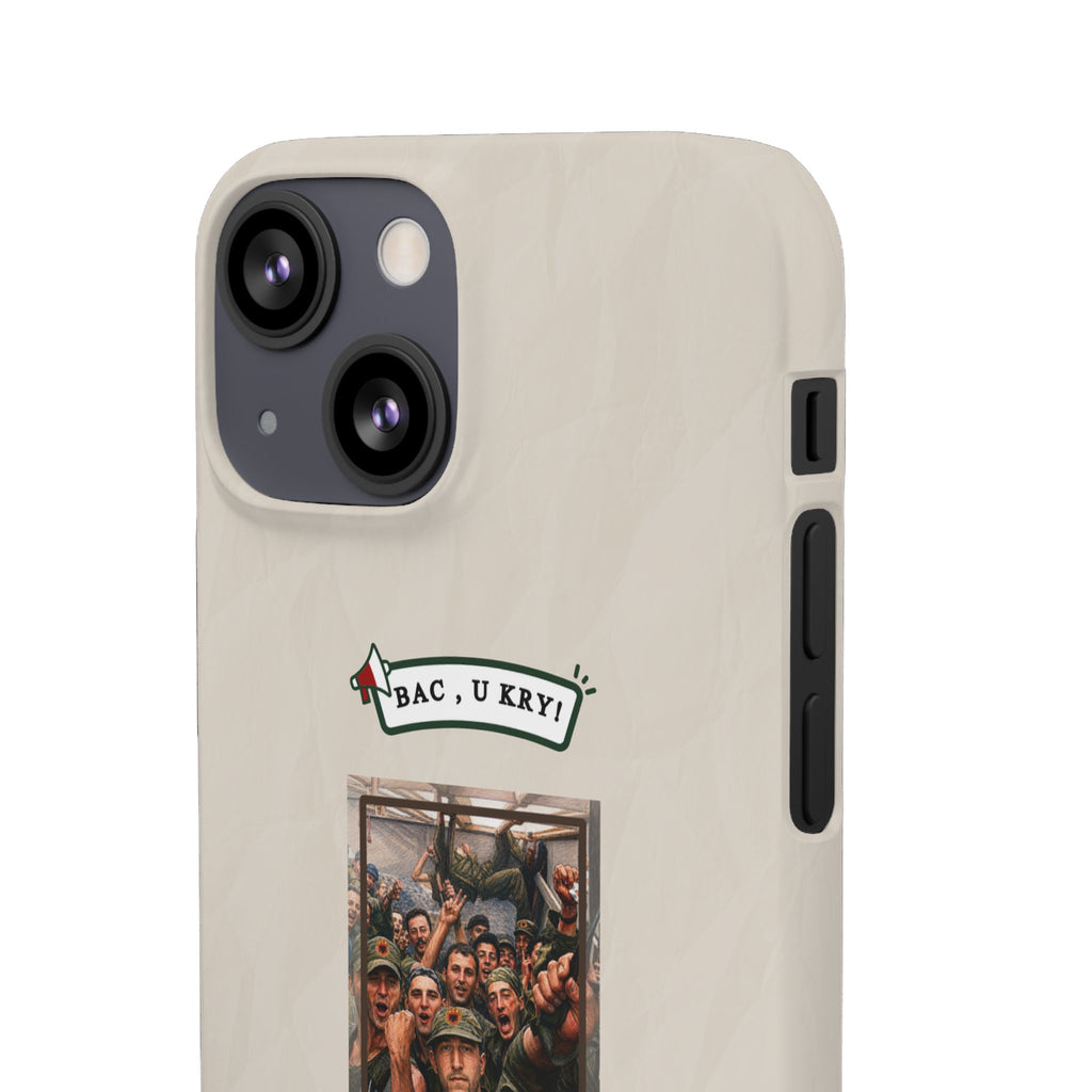 "BAC, U KRY!" Snap Case