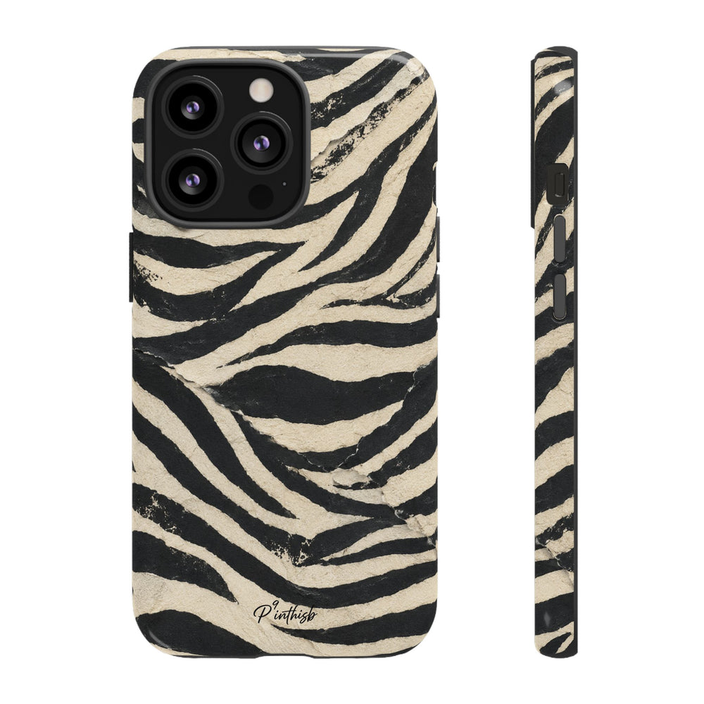 Zebra Stripe Tough Phone Case