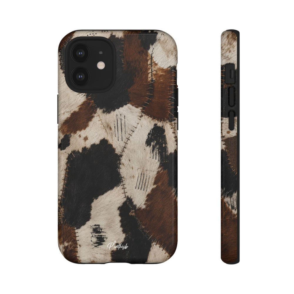 Brown & Black Animal Print Tough Case