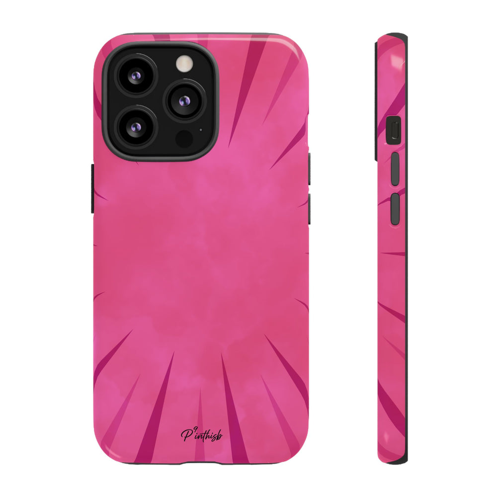 Pink Burst Tough Phone Case