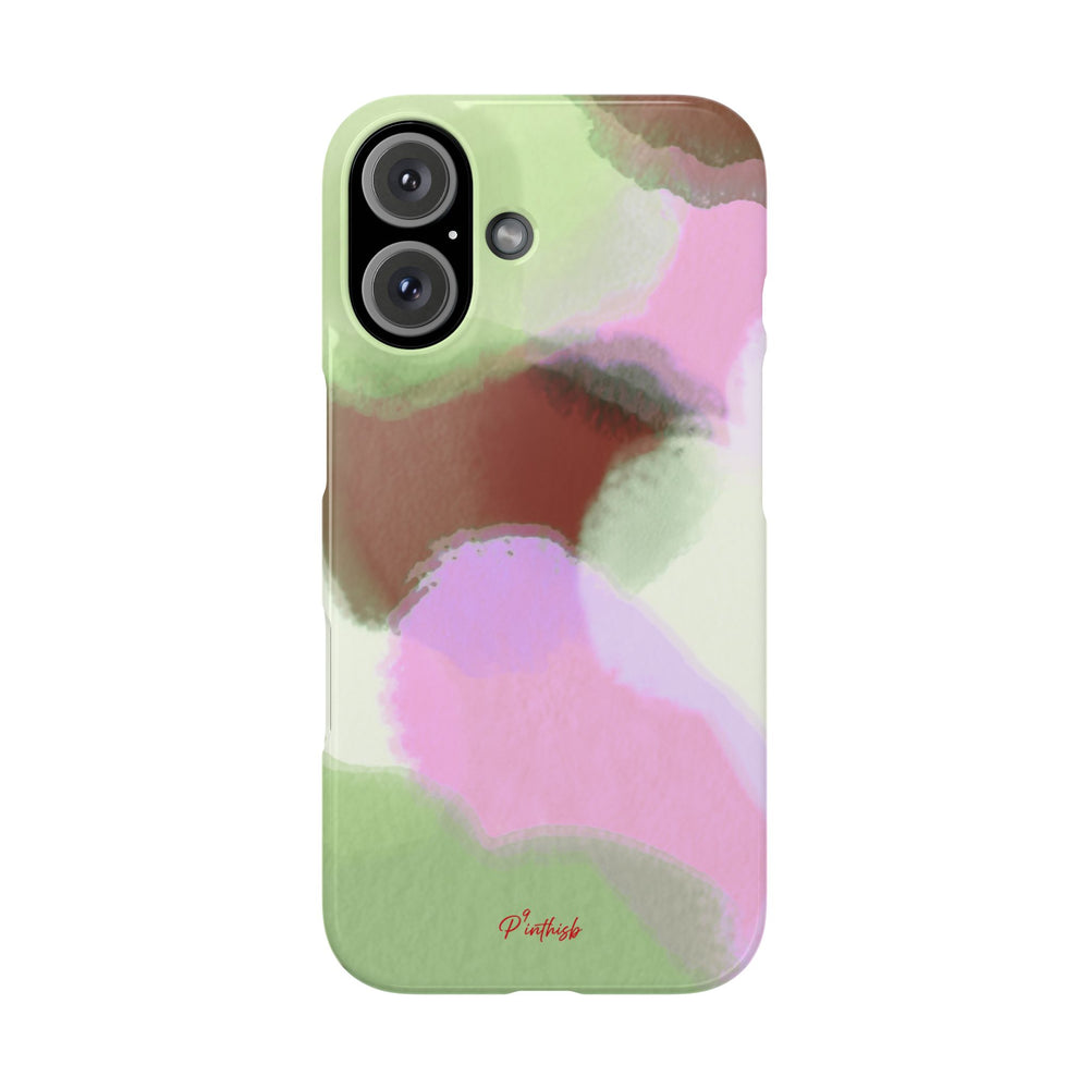 Abstract Pastel Camouflage Snap Phone Case