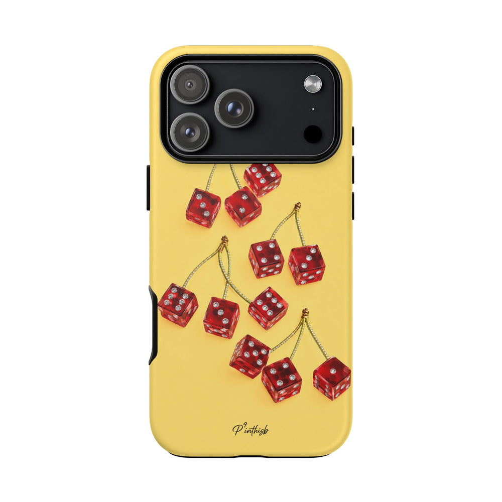 Cherry Dice Tough Phone Case
