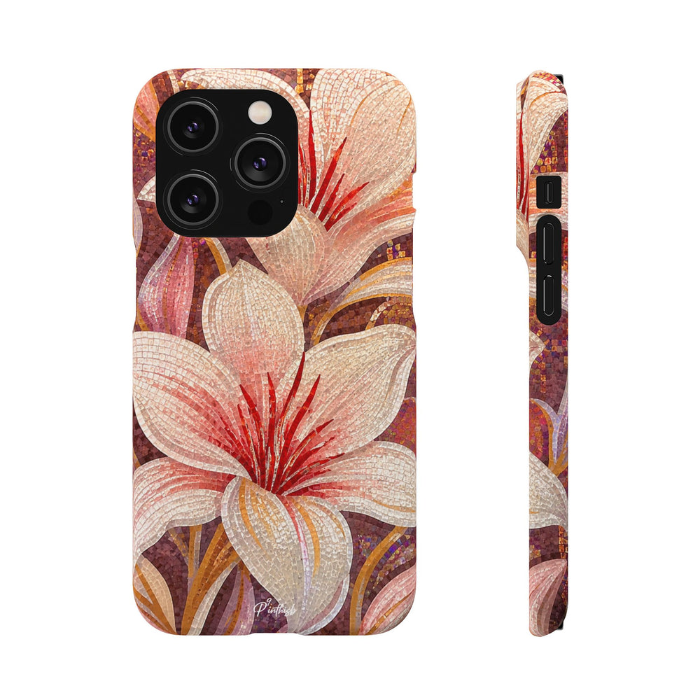 Floral Lily Snap Case