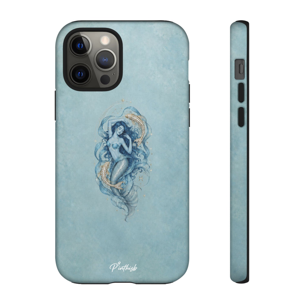 Pisces Zodiac Glitter Phone Case