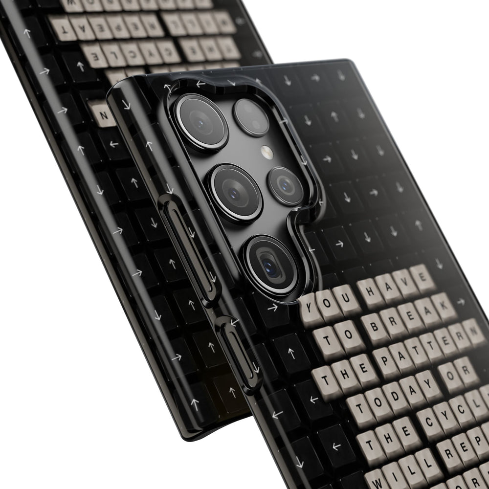 "Break the pattern" Keyboard Snap Case