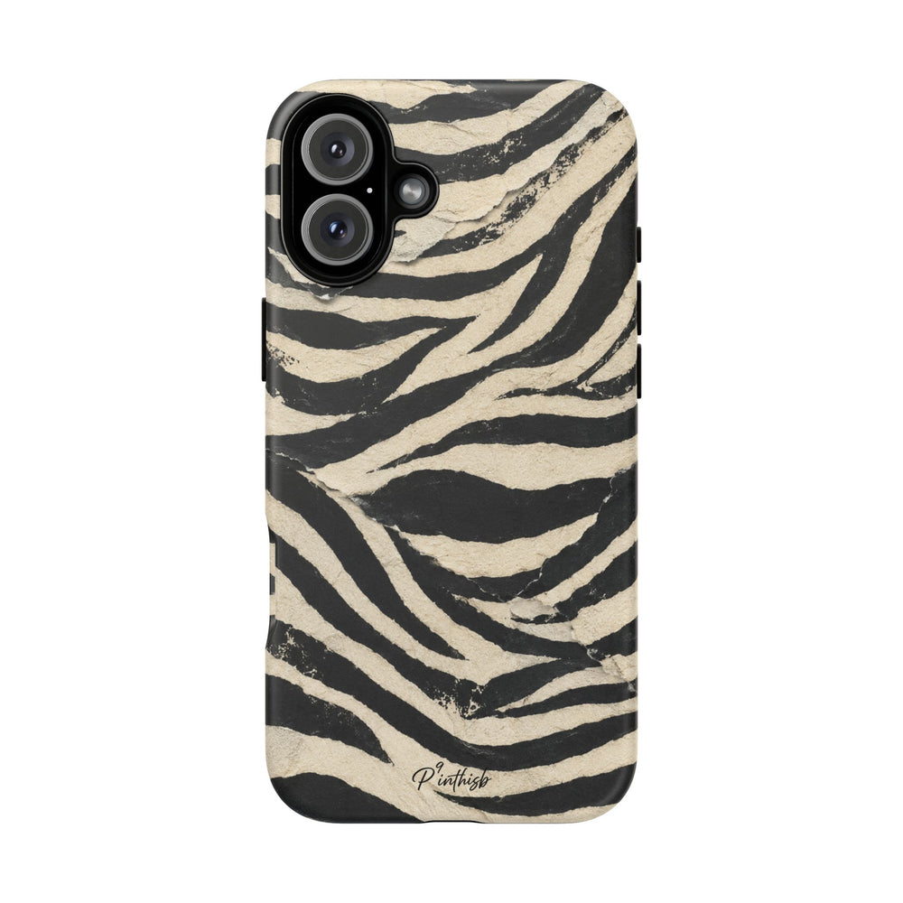 Zebra Stripe Tough Phone Case